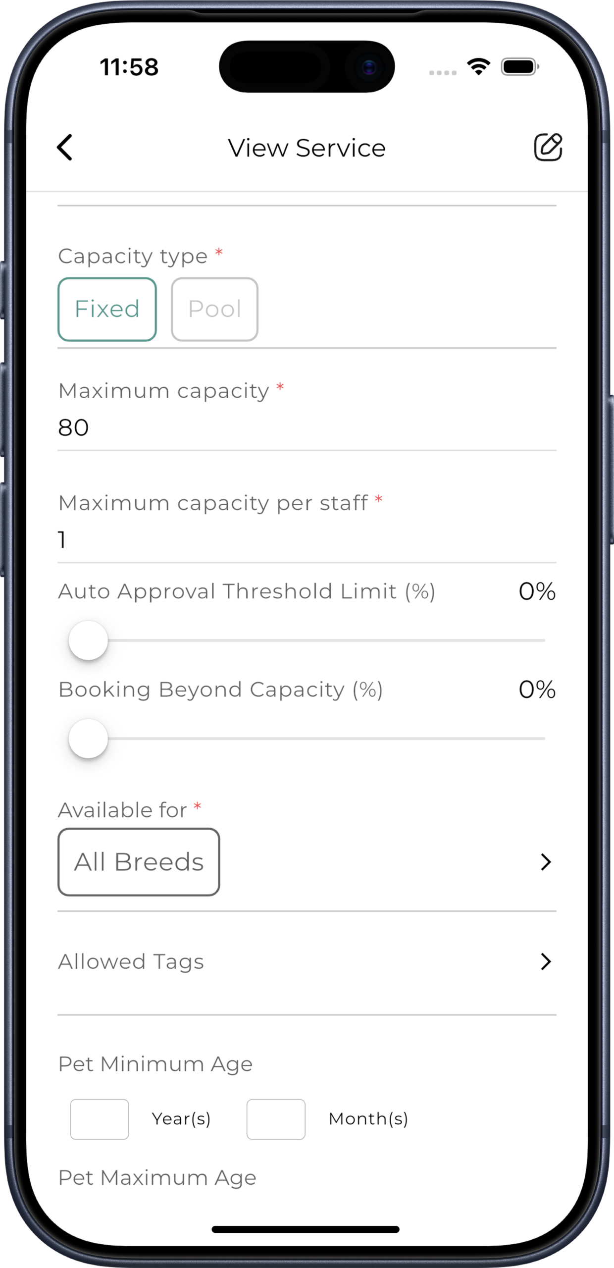 All Features breed specific rates